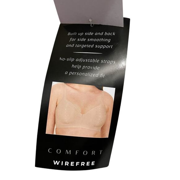 Beauty by Bali Womens Bra Size 36B Foam Wirefree Convertable Adjustable Straps - Picture 11 of 11